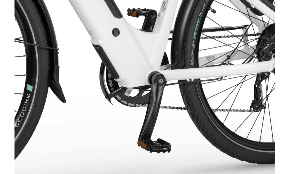 Rower trekkingowy elektryczny Ecobike X-Cross + ubezpieczenie - biały