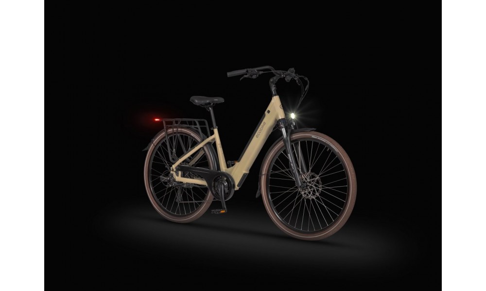 Rower trekkingowy elektryczny Ecobike X-City Cappuccino - cappuccino
