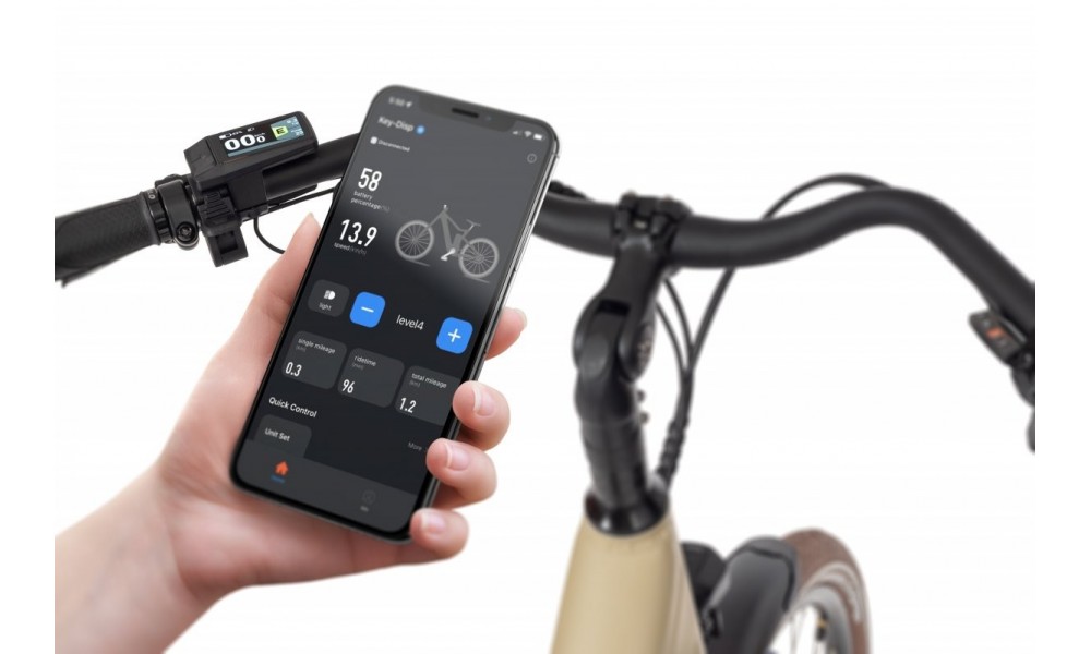 Rower trekkingowy elektryczny Ecobike X-City Cappuccino - cappuccino