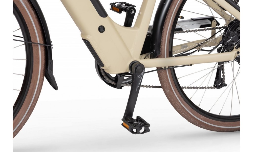 Rower trekkingowy elektryczny Ecobike X-City Cappuccino - cappuccino