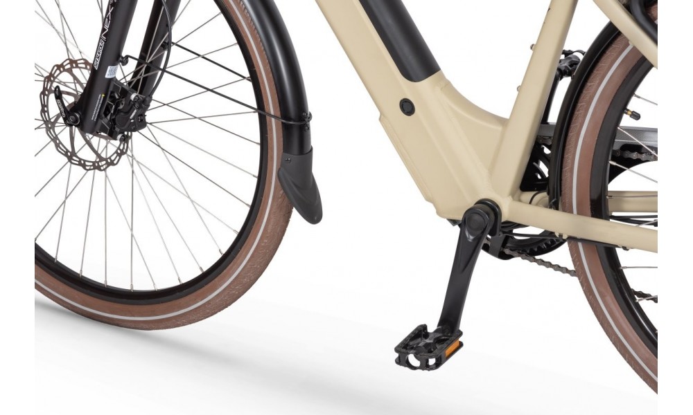 Rower trekkingowy elektryczny Ecobike X-City Cappuccino - cappuccino