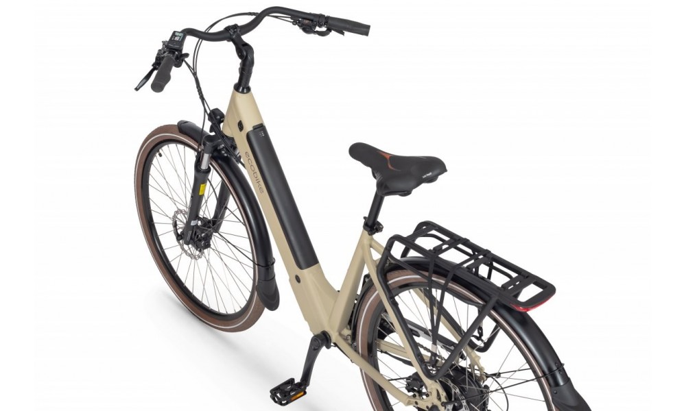 Rower trekkingowy elektryczny Ecobike X-City Cappuccino - cappuccino