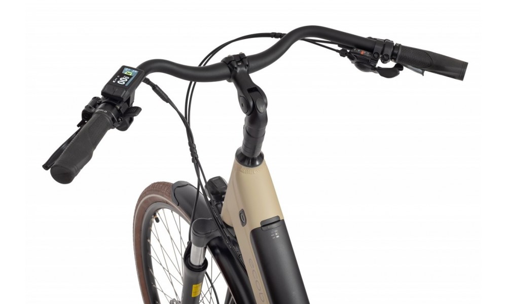 Rower trekkingowy elektryczny Ecobike X-City Cappuccino - cappuccino