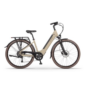 Rower trekkingowy elektryczny Ecobike X-City Cappuccino - cappuccino 1