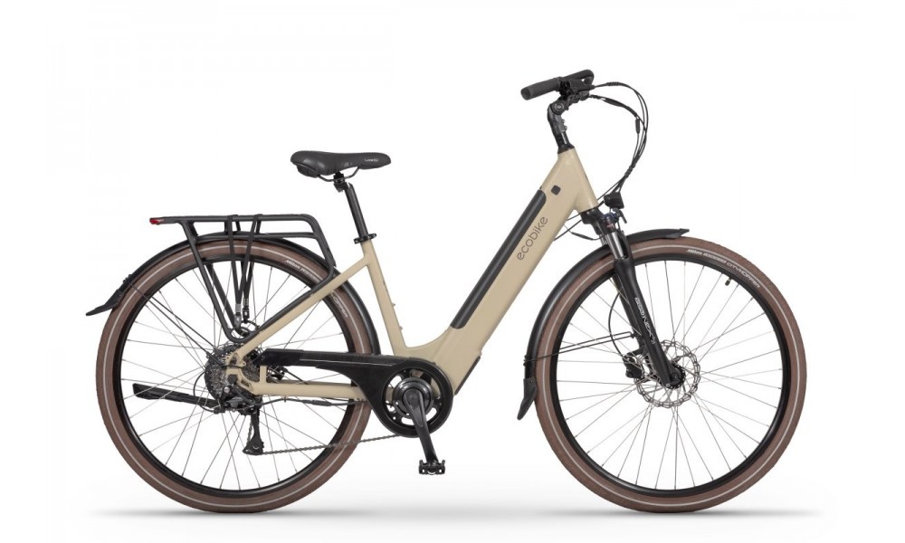 Rower trekkingowy elektryczny Ecobike X-City Cappuccino - cappuccino