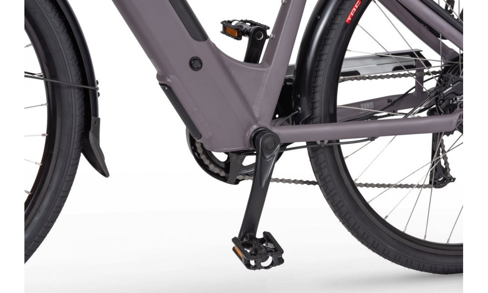 Rower trekkingowy elektryczny Ecobike X-City Coffee - coffee