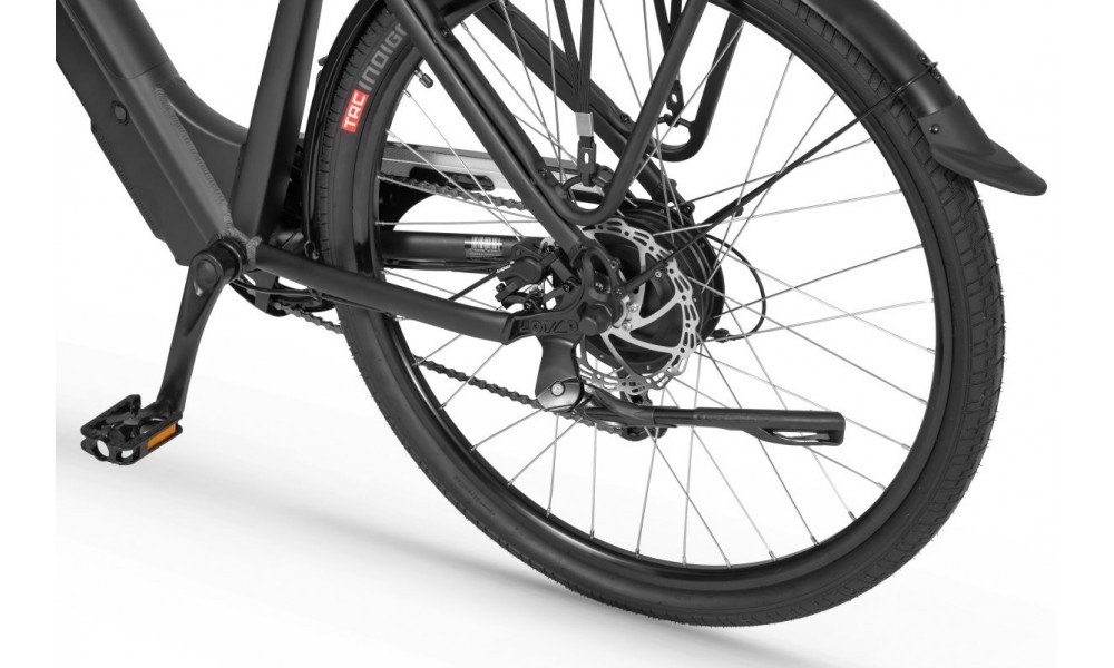 Rower trekkingowy elektryczny Ecobike X-City Black - czarny