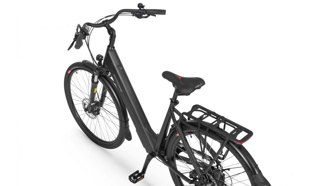 Rower trekkingowy elektryczny Ecobike X-City Black - czarny