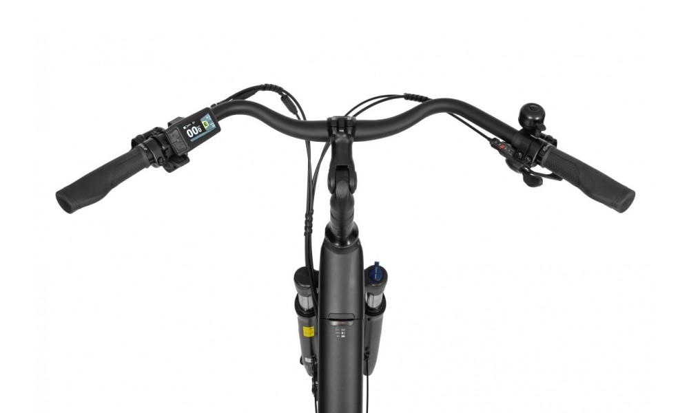 Rower trekkingowy elektryczny Ecobike X-City Black - czarny