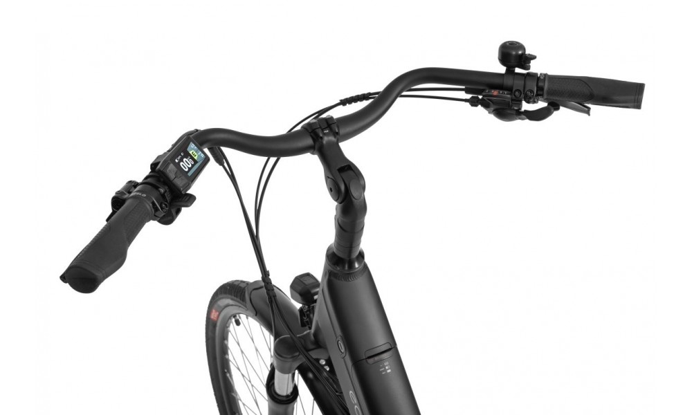 Rower trekkingowy elektryczny Ecobike X-City Black - czarny