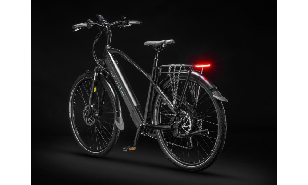 Rower trekkingowy elektryczny Ecobike X-Cross M + ubezpieczenie - czarny