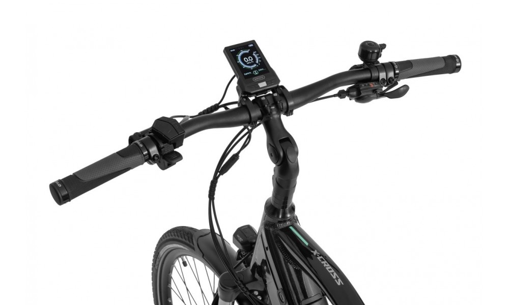 Rower trekkingowy elektryczny Ecobike X-Cross M + ubezpieczenie - czarny