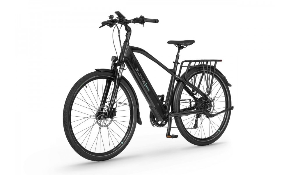 Rower trekkingowy elektryczny Ecobike X-Cross M + ubezpieczenie - czarny