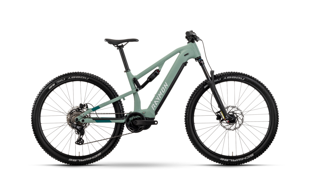 Rower górski elektryczny R-Raymon Trailray 120 - zielony