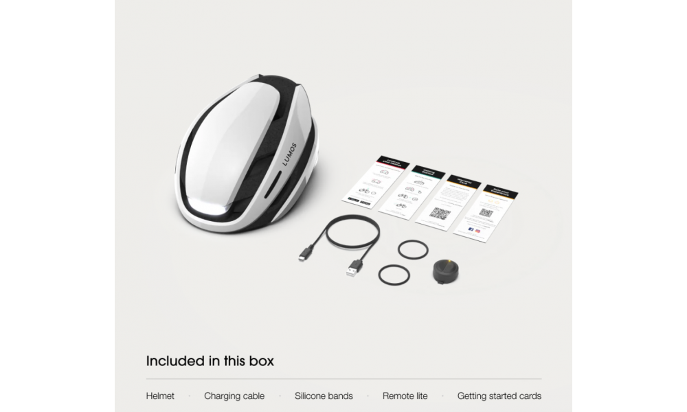 Kask rowerowy Lumos Ultra - biały