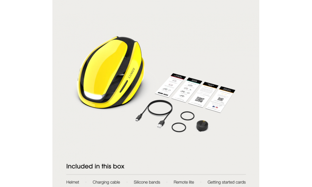 Kask rowerowy Lumos Ultra - żółty