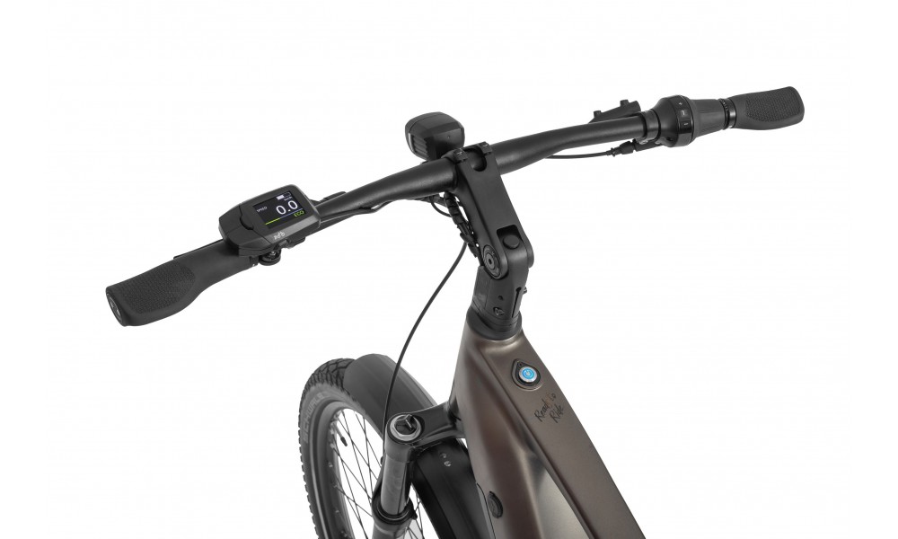 Rower trekkingowy elektryczny Ecobike Dare - grafitowy