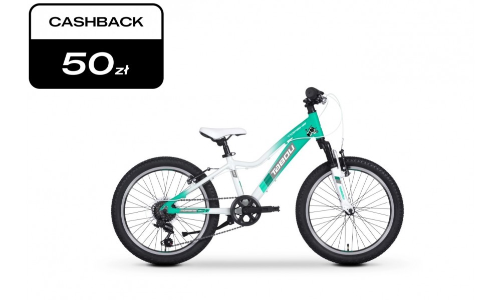 Rower dziecięcy Tabou Topshe 20 025 - miętowo-biały