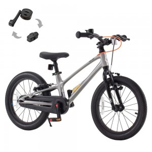 Rower dziecięcy Royal Baby Space Shark 14" 025 - szaro-czarny 1