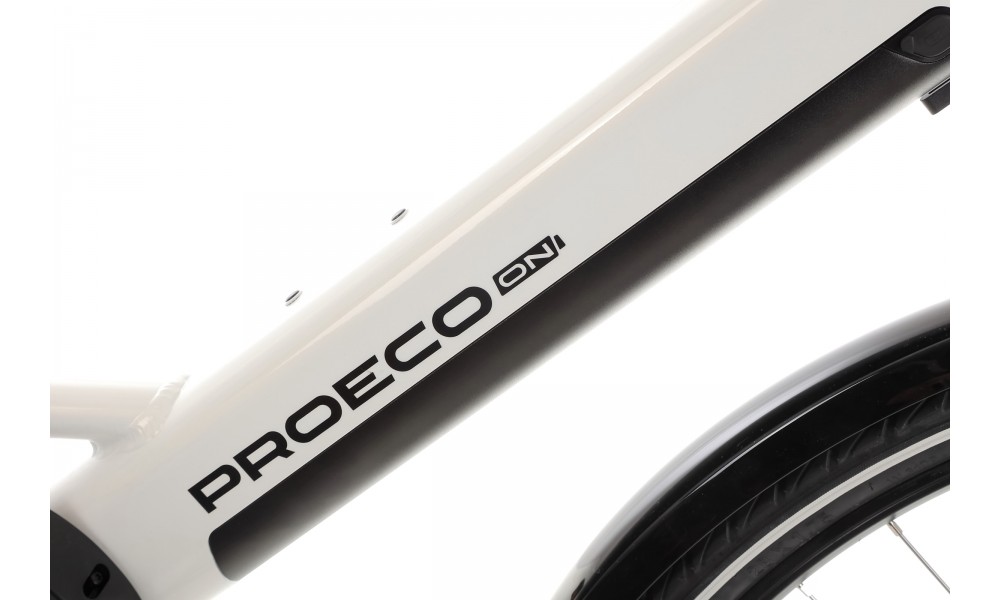 Rower miejski elektryczny ProEco by Romet Wave AN 1.0 2025 - biały