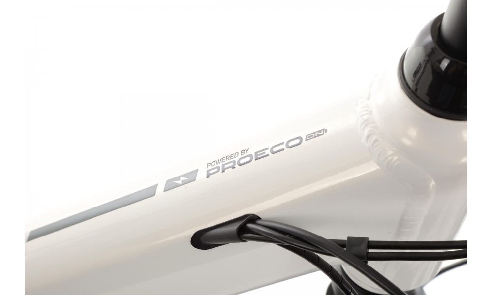 Rower miejski elektryczny ProEco by Romet Wave AN 1.0 2025 - biały