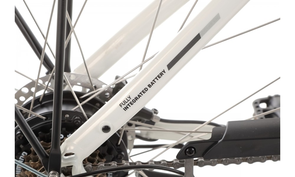 Rower miejski elektryczny ProEco by Romet Wave AN 1.0 2025 - biały