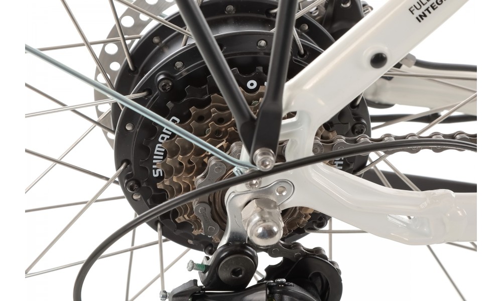 Rower miejski elektryczny ProEco by Romet Wave AN 1.0 2025 - biały