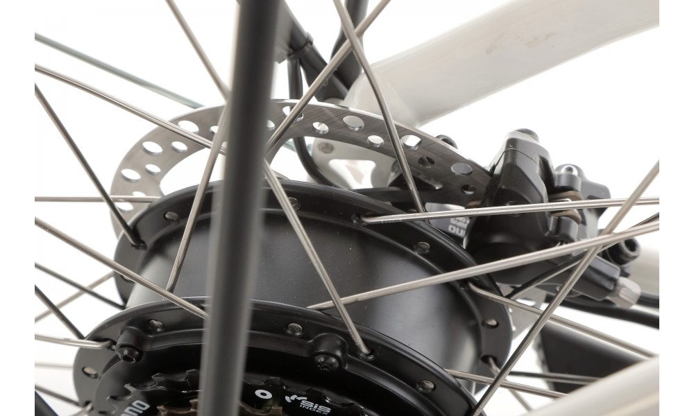 Rower miejski elektryczny ProEco by Romet Wave AN 1.0 2025 - biały