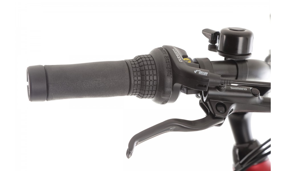 Rower miejski elektryczny ProEco by Romet Wave AN 1.0 2025 SHIMANO HYDRAULIC DISC - czerwony