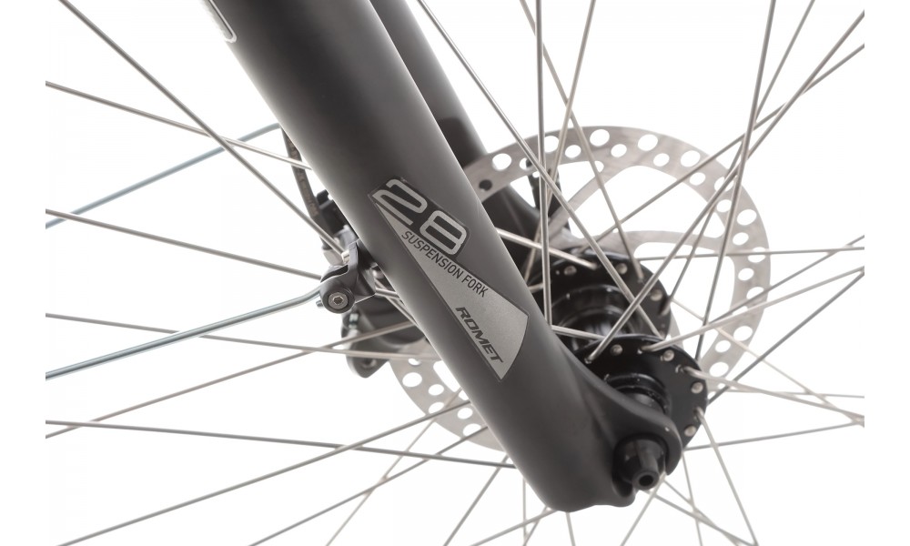 Rower miejski elektryczny ProEco by Romet Wave AN 1.0 2025 SHIMANO HYDRAULIC DISC - grafitowy