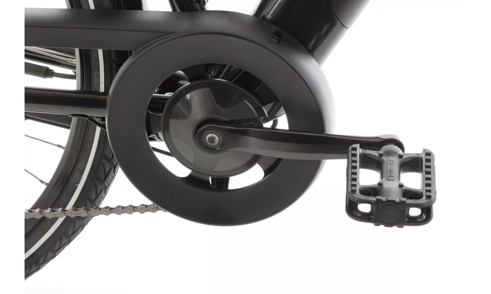 Rower miejski elektryczny ProEco by Romet Wave AN 1.0 2025 SHIMANO HYDRAULIC DISC - grafitowy