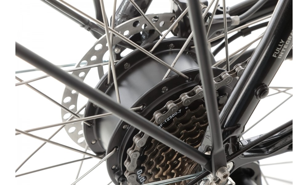 Rower miejski elektryczny ProEco by Romet Wave AN 1.0 2025 SHIMANO HYDRAULIC DISC - grafitowy