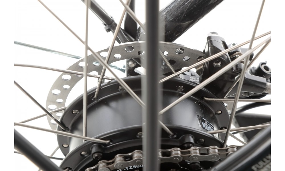 Rower miejski elektryczny ProEco by Romet Wave AN 1.0 2025 SHIMANO HYDRAULIC DISC - grafitowy