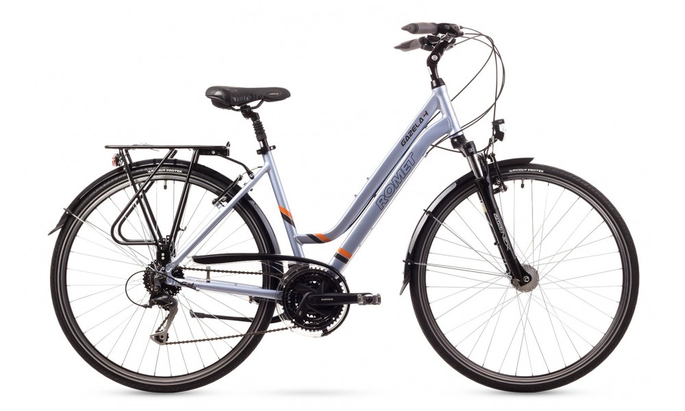 Rower trekingowy Romet Gazela 4 Silver