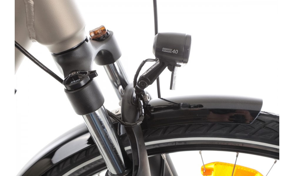 Rower miejski elektryczny ProEco by Romet Wave AN 1.0 2025 SHIMANO HYDRAULIC DISC - szampański