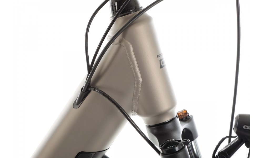 Rower miejski elektryczny ProEco by Romet Wave AN 1.0 2025 SHIMANO HYDRAULIC DISC - szampański