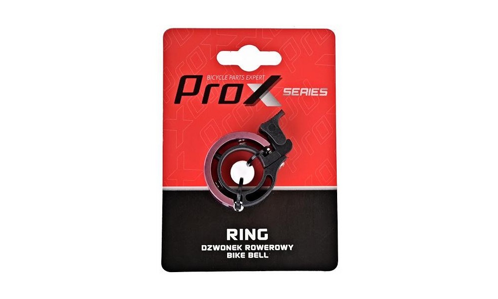 Dzwonek Prox Ring S02 alu - różowy