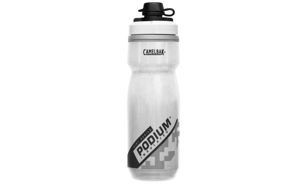 Bidon termiczny CamelBak Podium Dirt Series Chill 620ml - biały