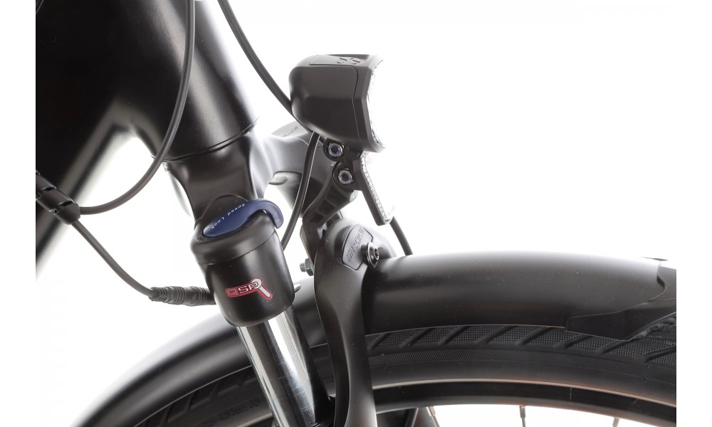 Rower trekkingowy elektryczny Ecobike LX100 Black - czarny