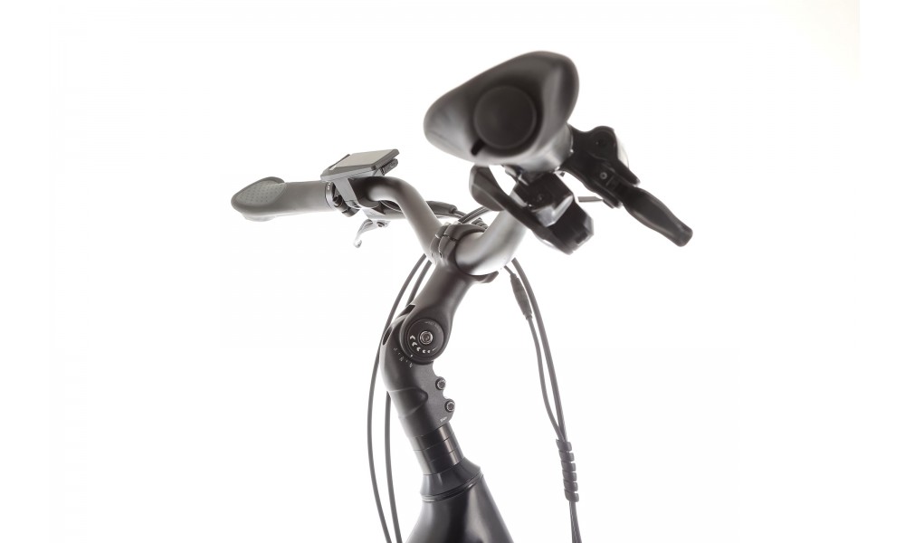 Rower trekkingowy elektryczny Ecobike LX100 Black - czarny