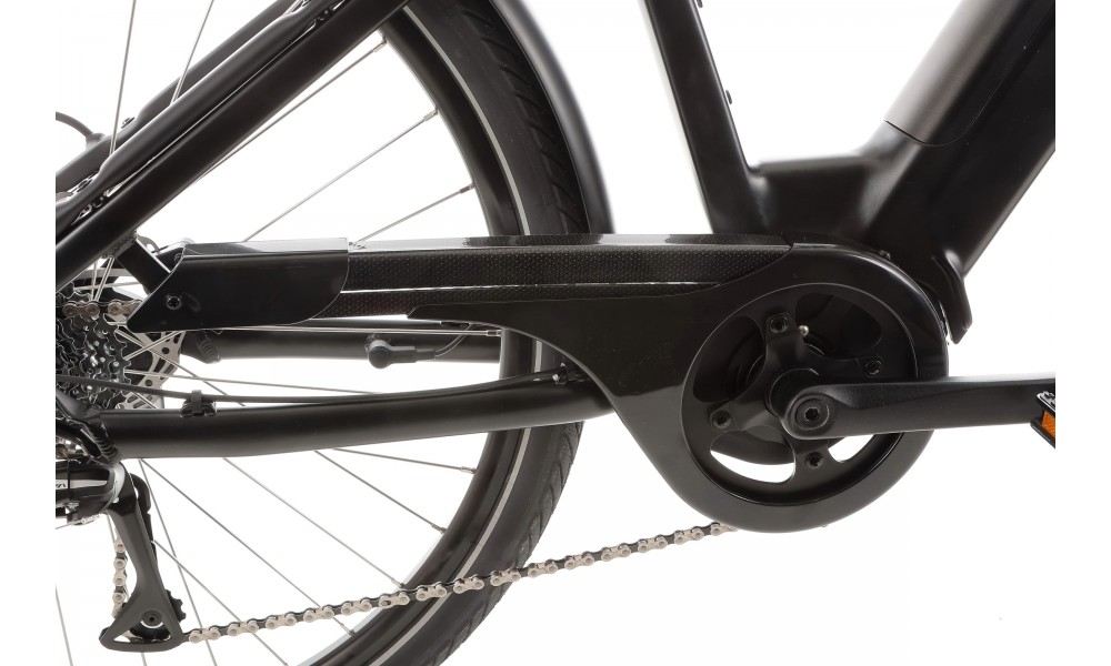 Rower trekkingowy elektryczny Ecobike LX100 Black - czarny