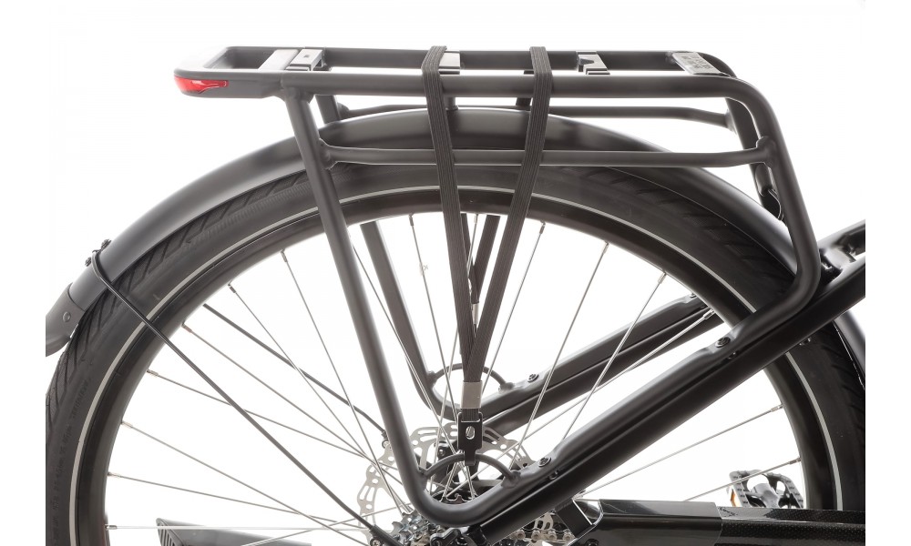 Rower trekkingowy elektryczny Ecobike LX100 Black - czarny