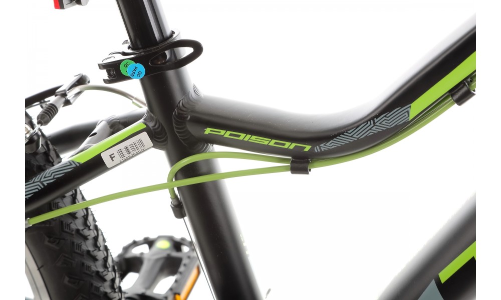 Rower młodzieżowy Tabou Poison 24 1.0 2024 - czarno-szary