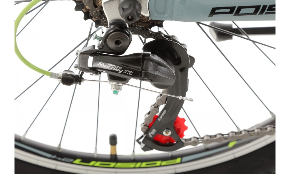 Rower młodzieżowy Tabou Poison 24 1.0 2024 - czarno-szary