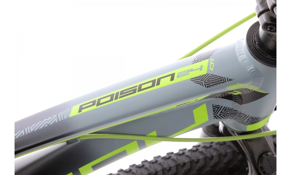 Rower młodzieżowy Tabou Poison 24 1.0 2024 - czarno-szary