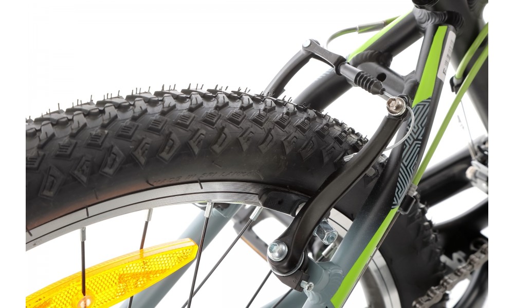 Rower młodzieżowy Tabou Poison 24 1.0 2024 - czarno-szary