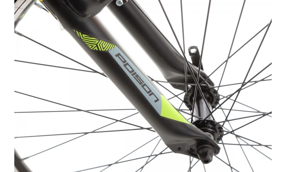 Rower młodzieżowy Tabou Poison 24 1.0 2024 - czarno-szary