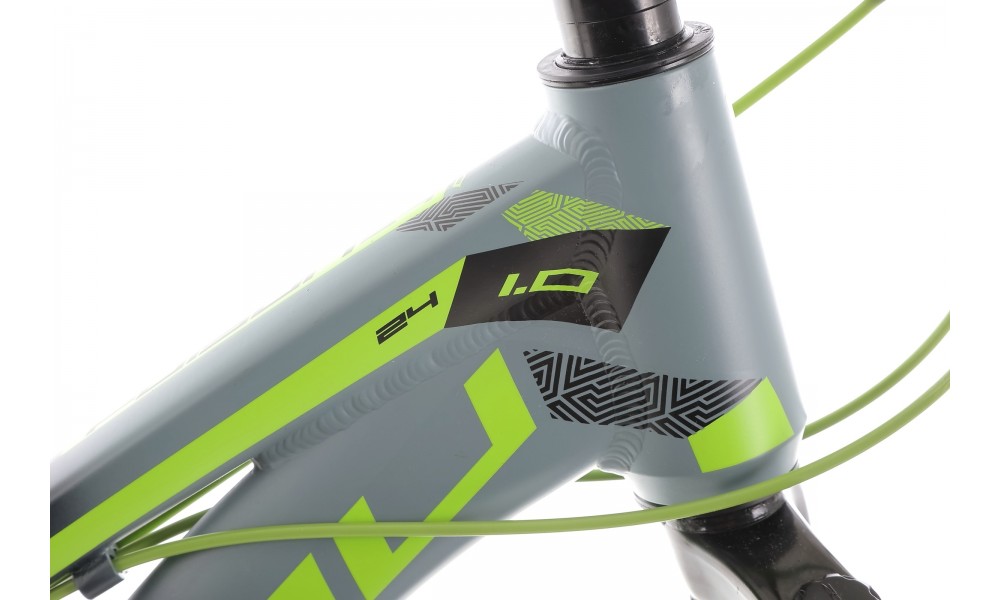 Rower młodzieżowy Tabou Poison 24 1.0 2024 - czarno-szary