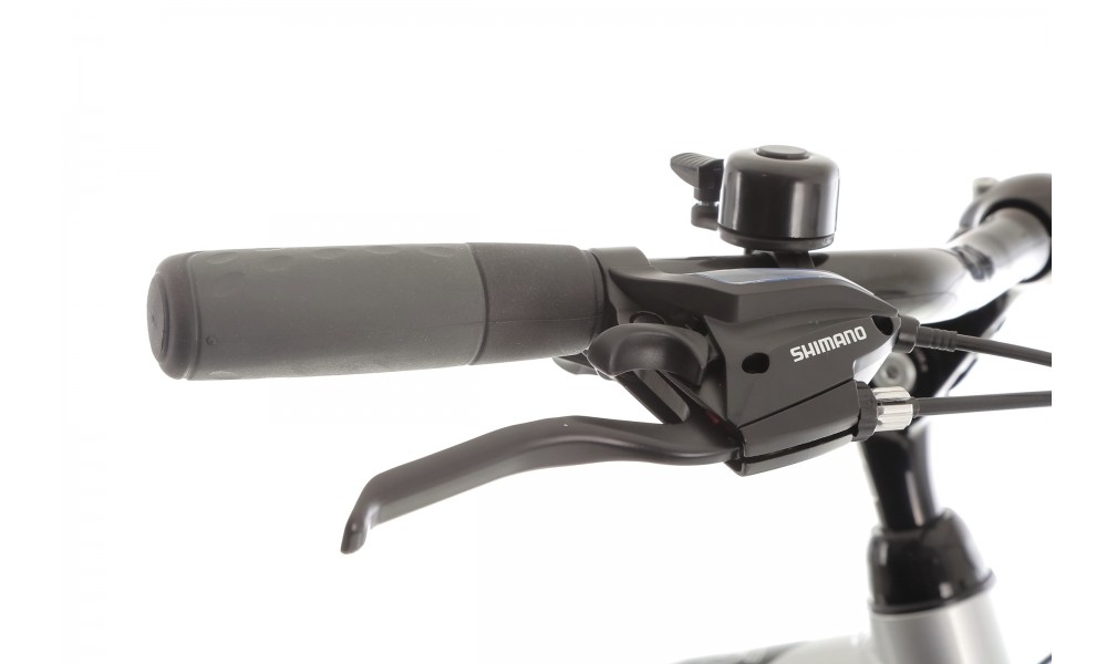 Rower trekkingowy Romet Wagant 4 2024 - srebrny-czarny