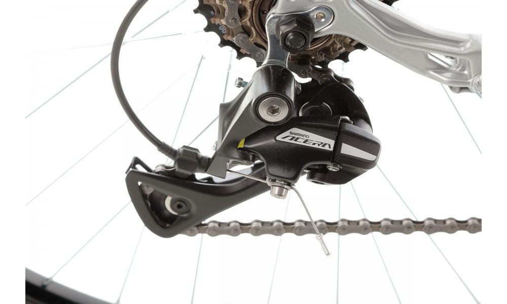 Rower trekkingowy Romet Wagant 4 2024 - srebrny-czarny